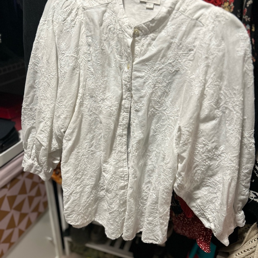 Elegant White Women's Top